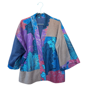 Kimono jasje - Purple Blues