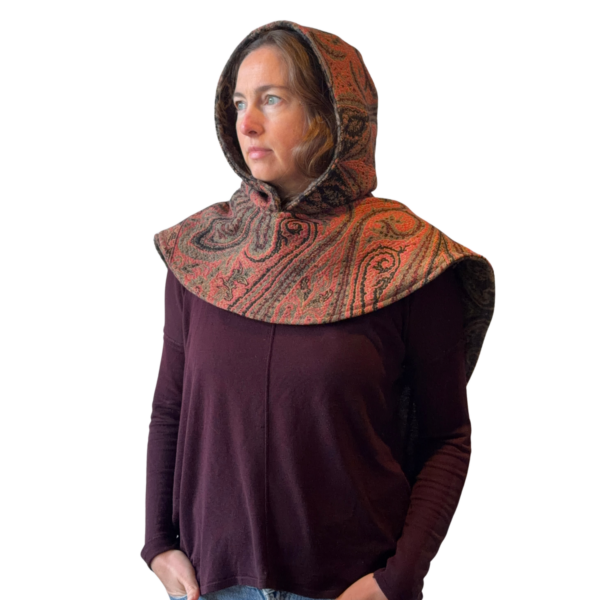 Capuchonsjaal paisley